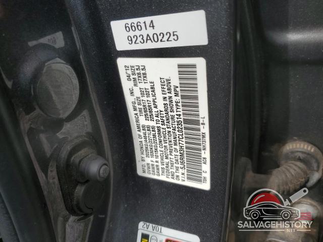 5J6RM3H77CL023514 2012 HONDA CRV photo no. 13