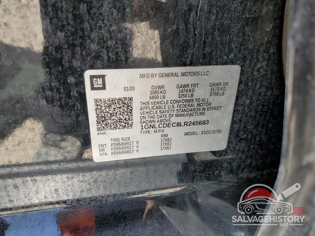 1GNLCDEC8LR245683 2020 CHEVROLET TAHOE photo no. 13