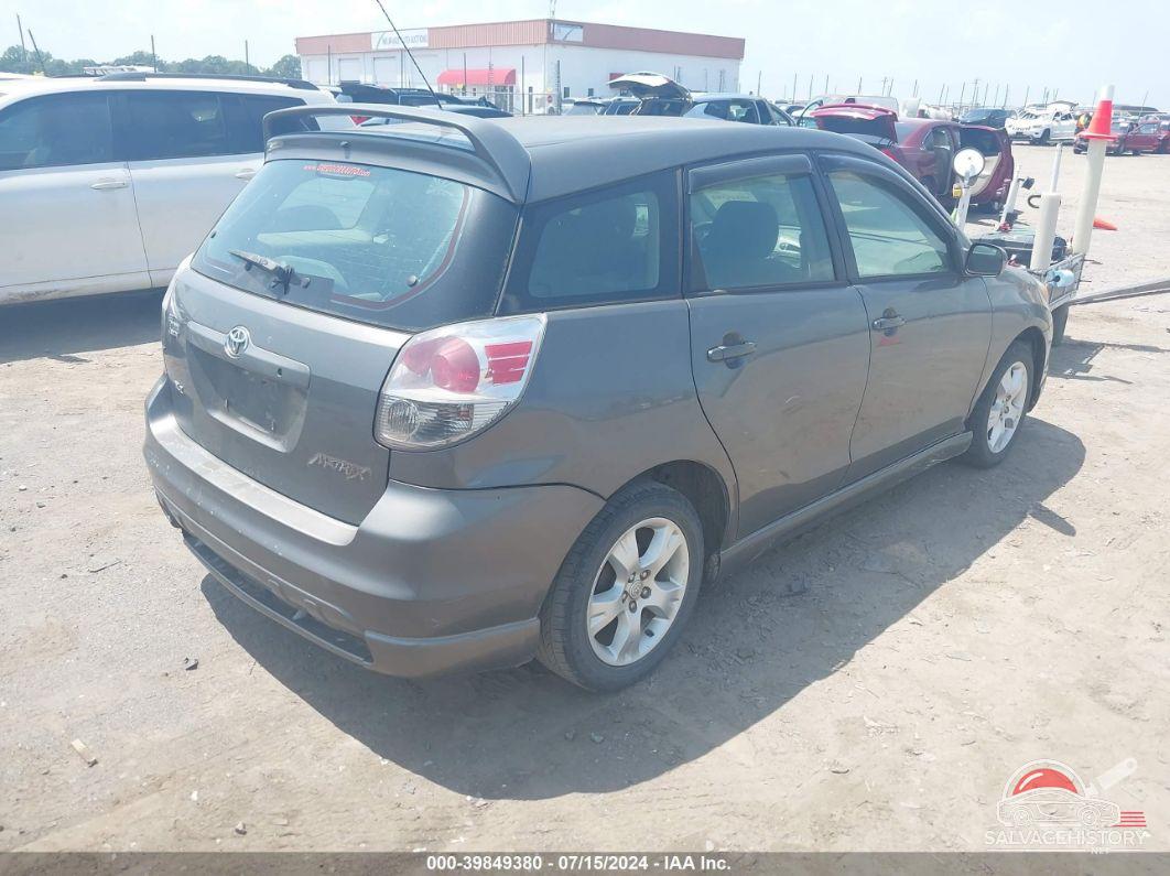 2T1KR32E97C674477 2007 TOYOTA MATRIX photo no. 4