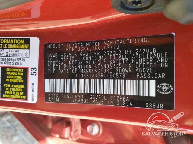 4T1KZ1AK2RU090578 2024 TOYOTA CAMRY photo no. 12