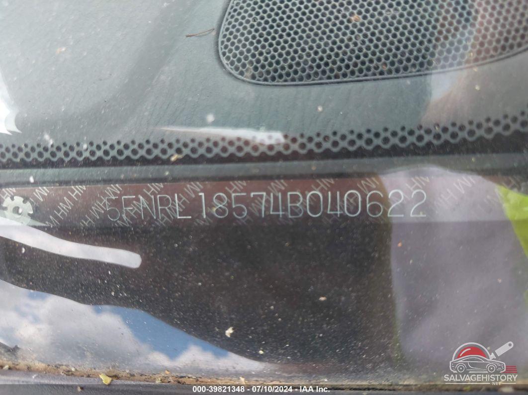 5FNRL18574B040622 2004 HONDA ODYSSEY photo no. 9