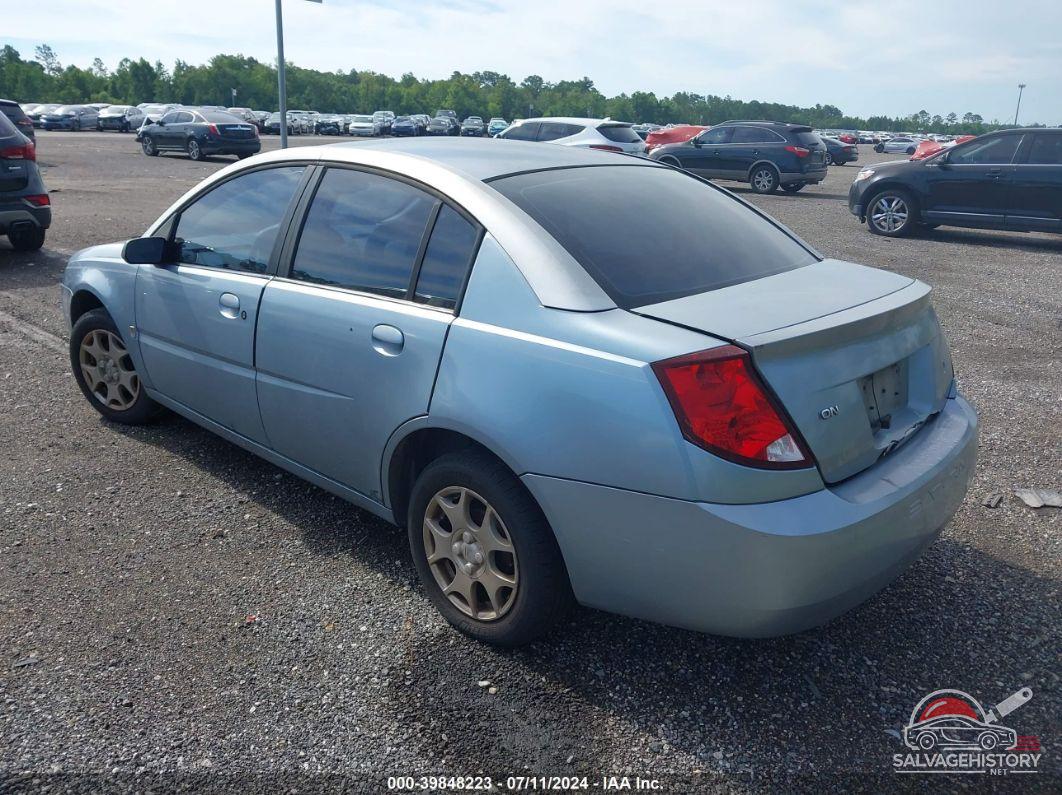 1G8AJ52F23Z110011 2003 SATURN ION photo no. 3