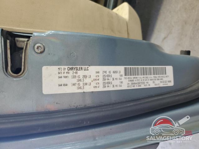 2A8HR44H38R725599 2008 CHRYSLER MINIVAN photo no. 13