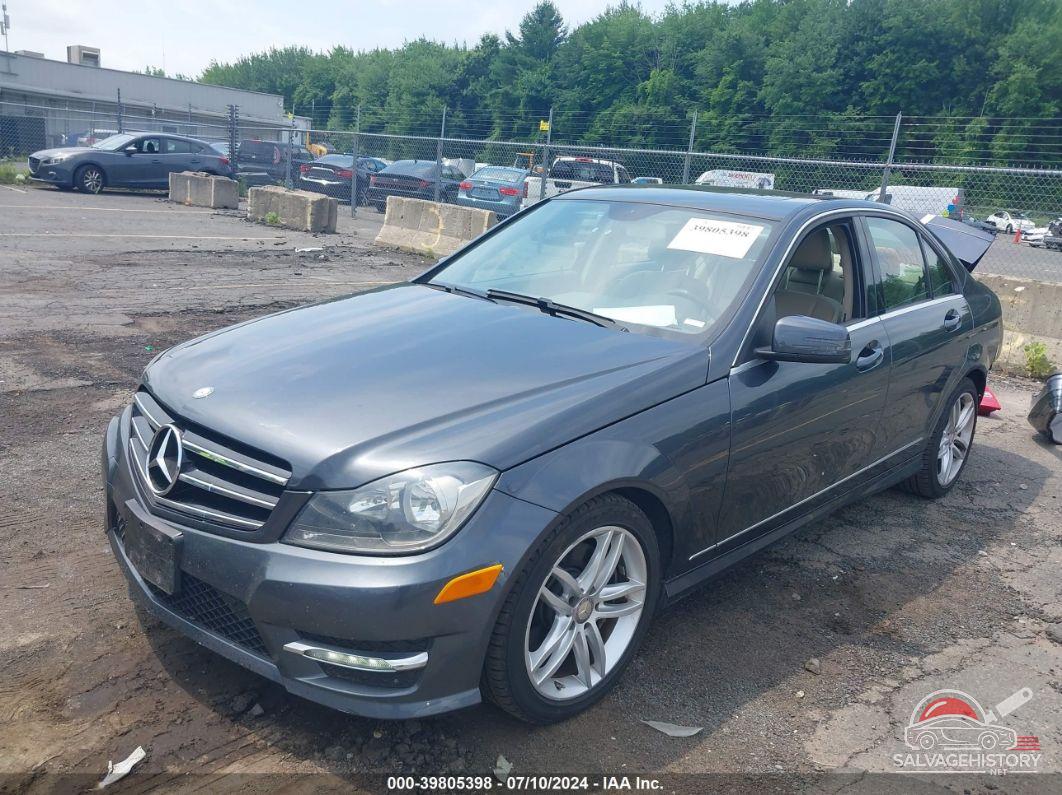 WDDGF8AB7EA933266 2014 MERCEDES-BENZ C 300 photo no. 2