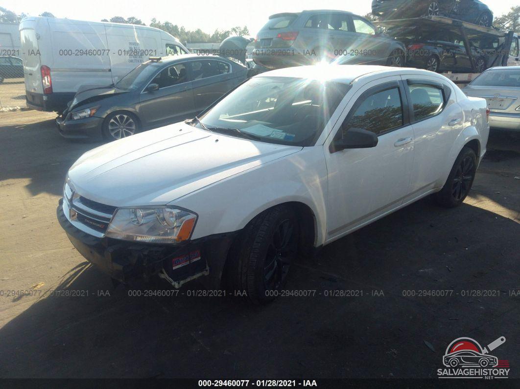 1C3CDZAB1EN190007 2014 DODGE AVENGER photo no. 2