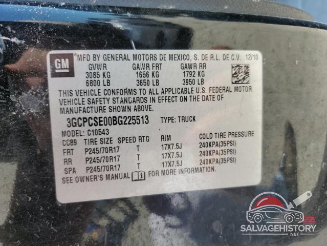 3GCPCSE00BG225513 2011 CHEVROLET ALL Models photo no. 12