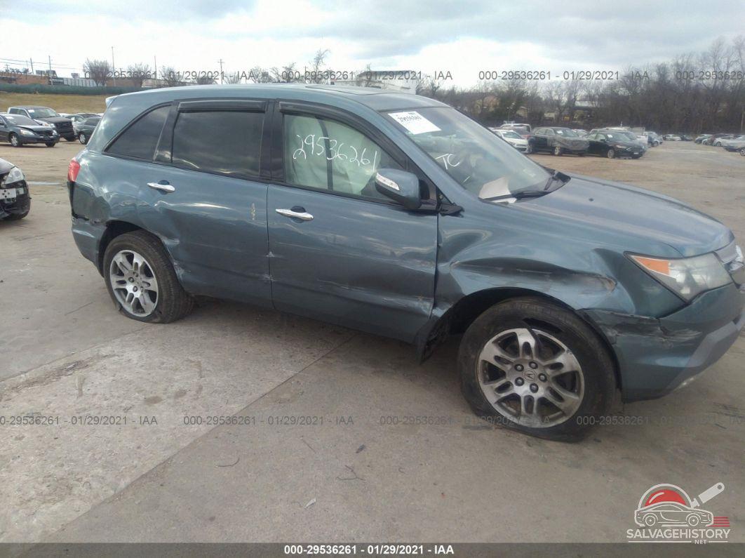 2HNYD28317H536232 2007 ACURA MDX photo no. 6