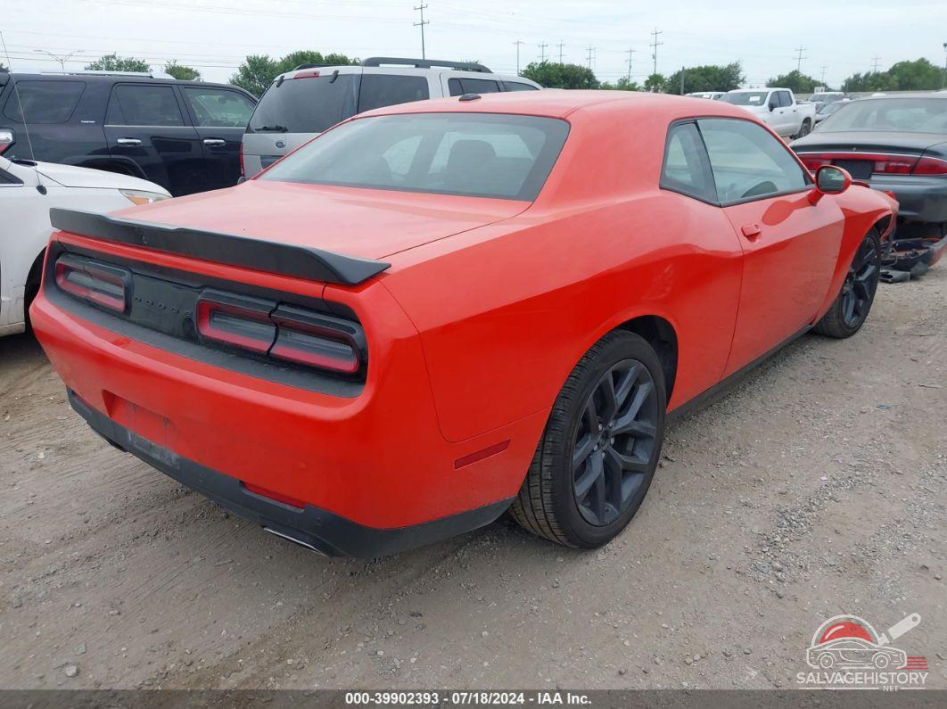 2C3CDZJG9NH263709 2022 DODGE CHALLENGER photo no. 4