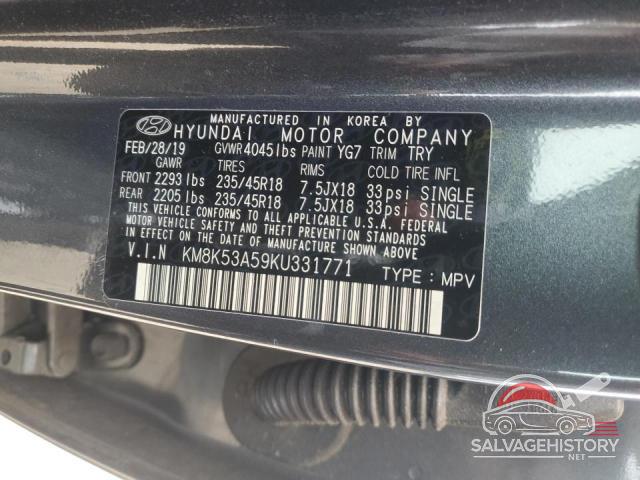 KM8K53A59KU331771 2019 HYUNDAI KONA photo no. 14