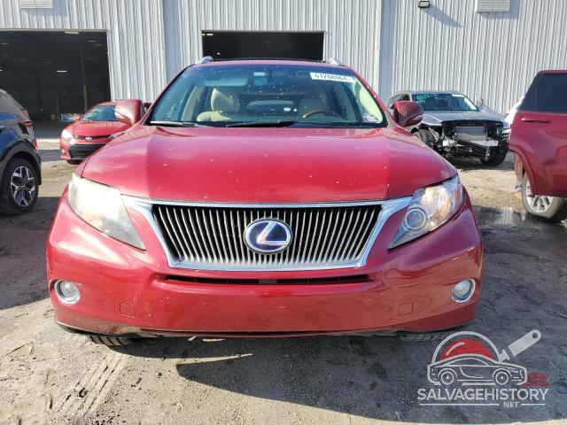 JTJBC1BA5A2023398 2010 LEXUS RX450 photo no. 5