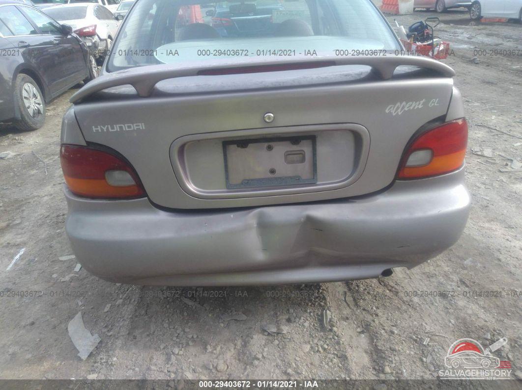 KMHVF24N9VU377704 1997 HYUNDAI ACCENT photo no. 6