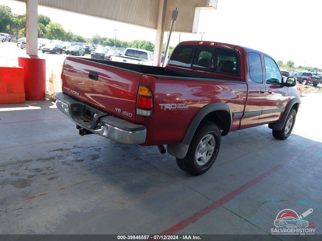 5TBBT4414YS062223 2000 TOYOTA TUNDRA photo no. 4