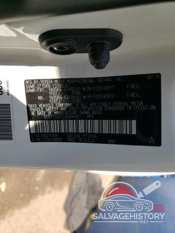 5TDZZ3DC7LS034442 2020 TOYOTA SIENNA photo no. 13