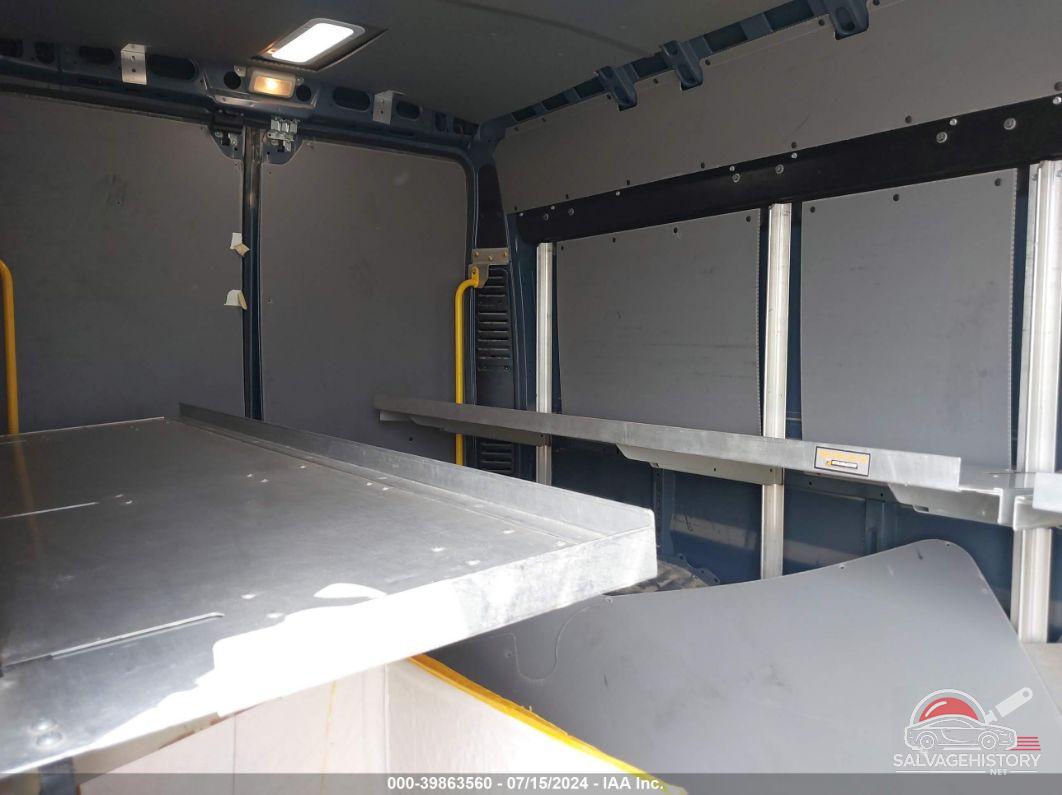 3C6TRVDG1KE520796 2019 RAM PROMASTER 2500 photo no. 8
