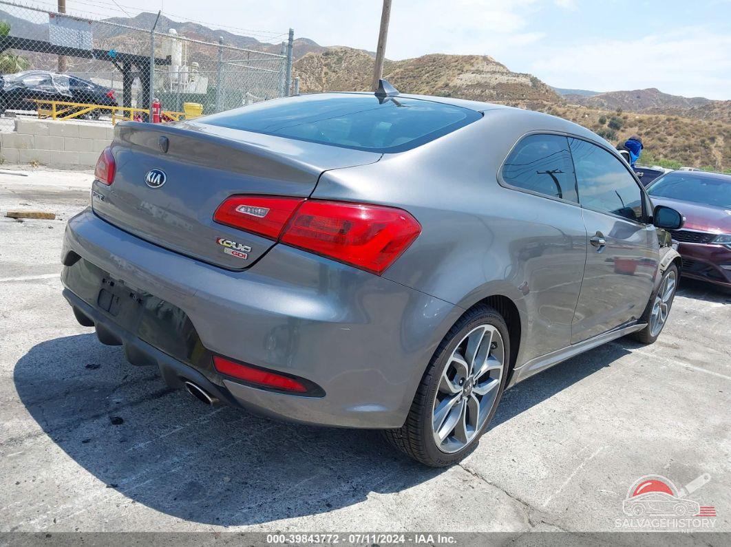 KNAFZ6A37G5629874 2016 KIA FORTE KOUP photo no. 4
