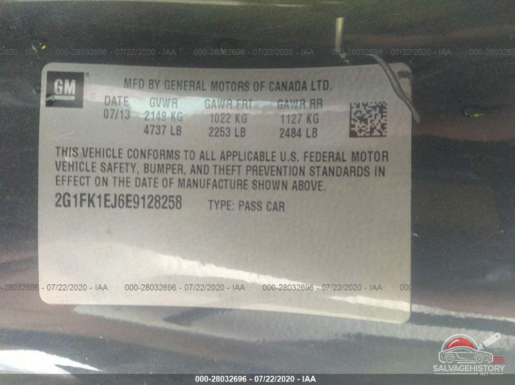 2G1FK1EJ6E9128258 2014 CHEVROLET CAMARO photo no. 9