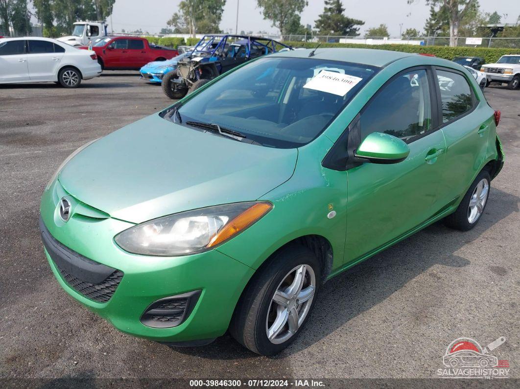 JM1DE1HZ4B0102450 2011 MAZDA MAZDA2 photo no. 2
