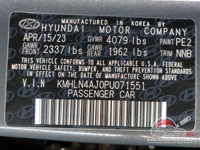 KMHLN4AJ0PU071551 2023 HYUNDAI ELANTRA photo no. 12