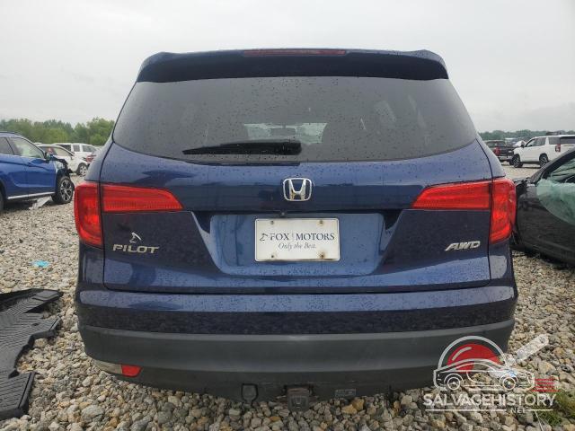 5FNYF6H54GB051341 2016 HONDA PILOT photo no. 6