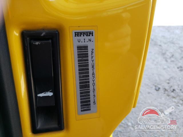 ZFFYU51A7Y0121715 2000 FERRARI 360 photo no. 12