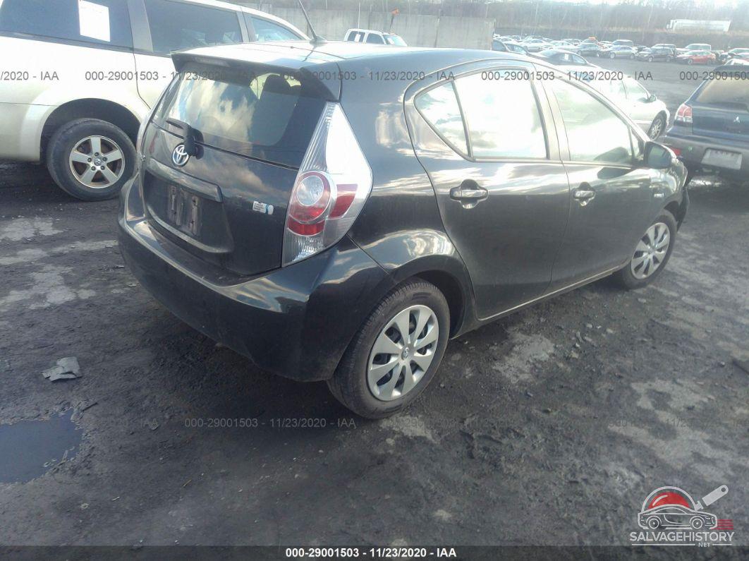 JTDKDTB38E1564843 2014 TOYOTA PRIUS C photo no. 4