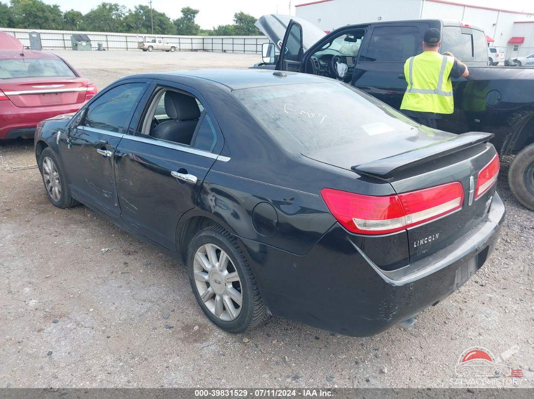3LNHL2GC6AR609645 2010 LINCOLN MKZ photo no. 3