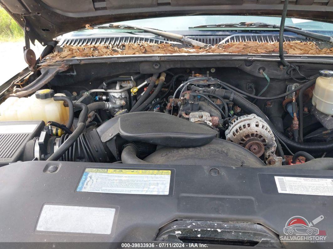 3GNGK26U91G169260 2001 CHEVROLET SUBURBAN photo no. 10