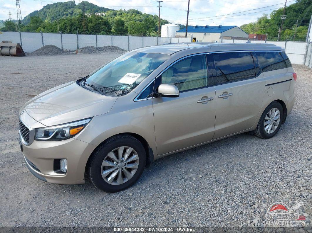 KNDMC5C10F6048145 2015 KIA SEDONA photo no. 2