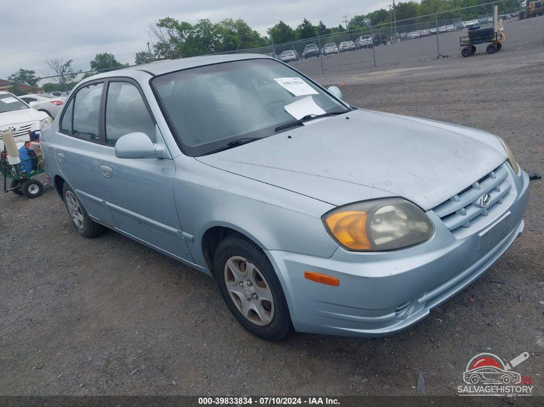 KMHCG45C73U475835 2003 HYUNDAI ACCENT photo no. 8