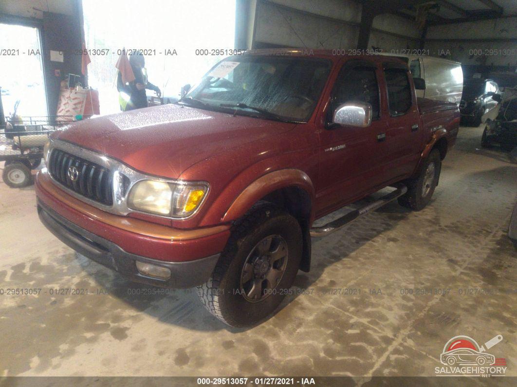 5TEGN92N01Z768592 2001 TOYOTA TACOMA photo no. 2