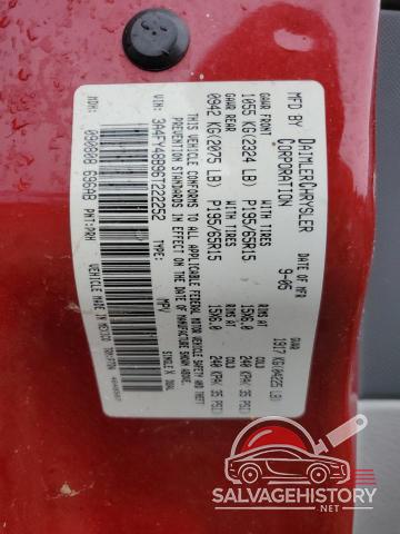 3A4FY48B96T222252 2006 CHRYSLER PT CRUISER photo no. 12