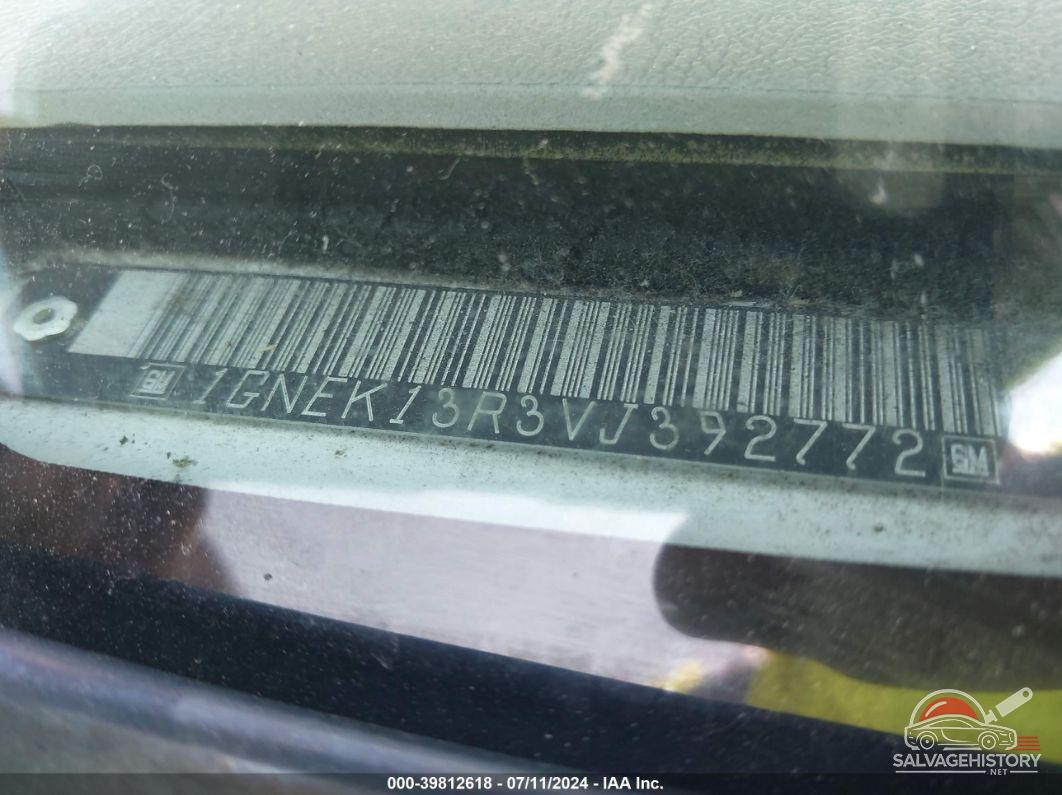 1GNEK13R3VJ392772 1997 CHEVROLET TAHOE photo no. 9