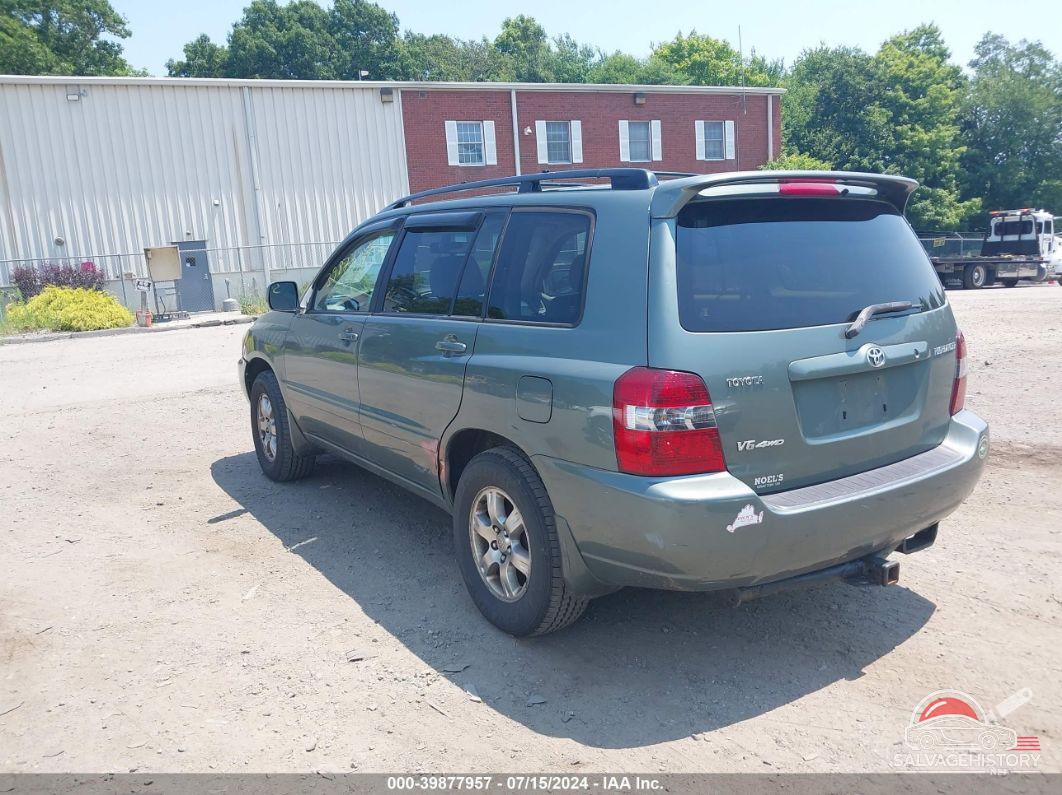 JTEEP21A250112869 2005 TOYOTA HIGHLANDER photo no. 3