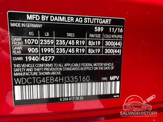 WDCTG4EB4HJ335160 2017 MERCEDES-BENZ GLA-CLASS photo no. 15