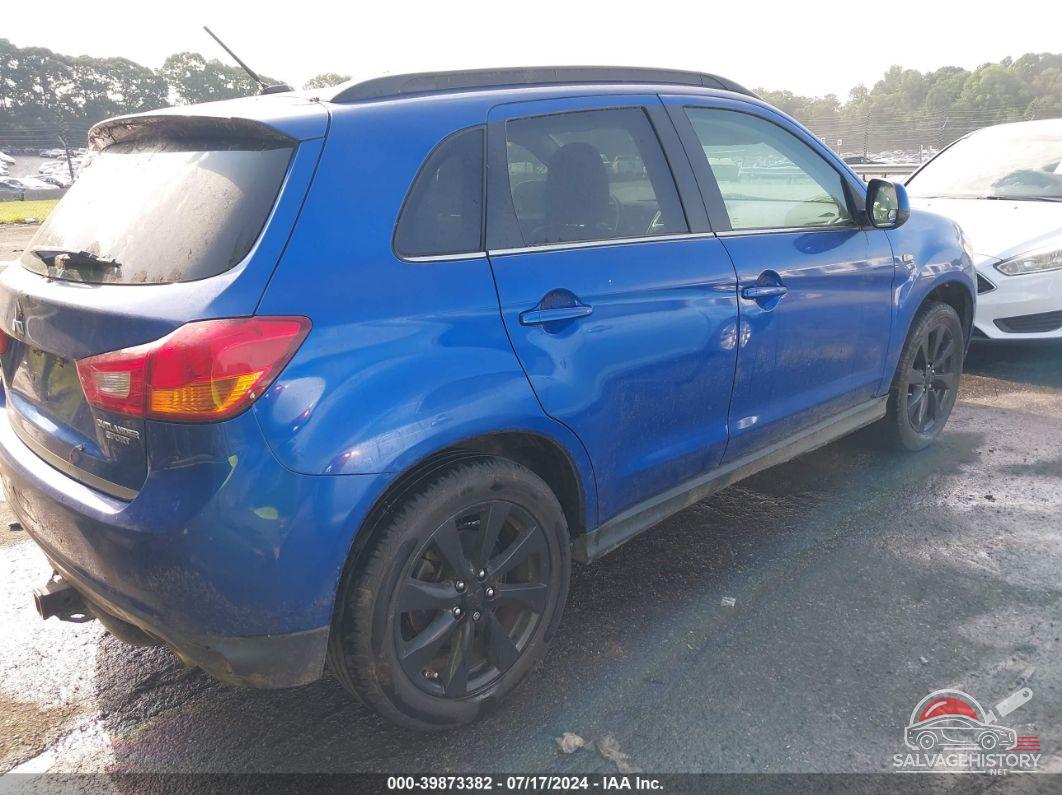 4A4AP4AU7FE002387 2015 MITSUBISHI OUTLANDER SPORT photo no. 4