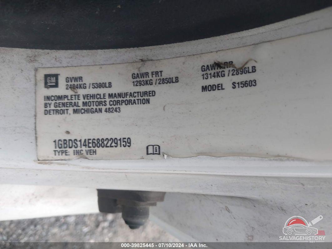 1GBDS14E688229159 2008 CHEVROLET COLORADO photo no. 9