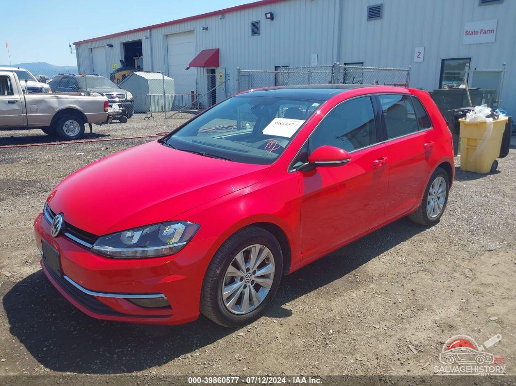 3VWG17AU7JM250983 2018 VOLKSWAGEN GOLF photo no. 2