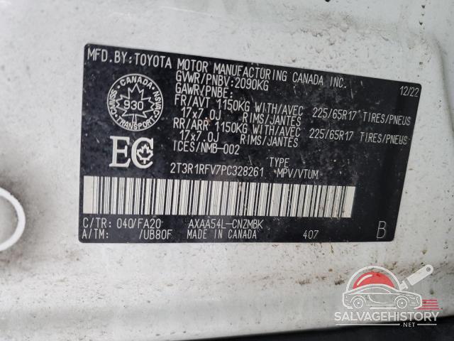 2T3R1RFV7PC328261 2023 TOYOTA RAV4 photo no. 12