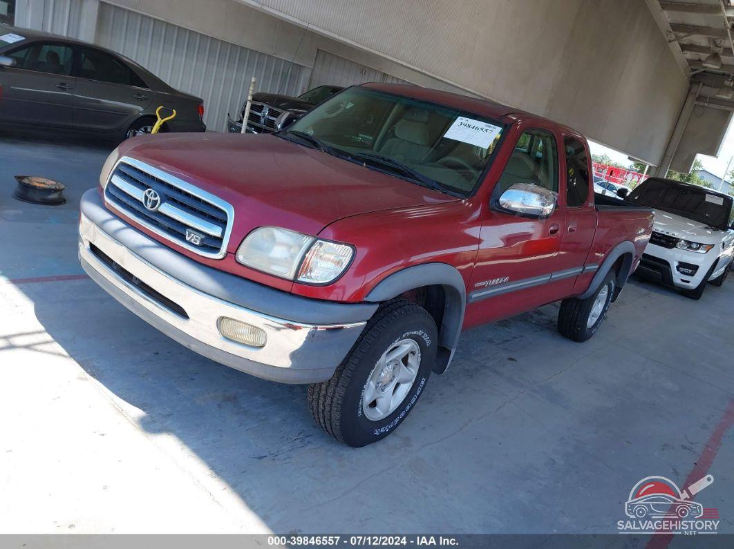 5TBBT4414YS062223 2000 TOYOTA TUNDRA photo no. 2
