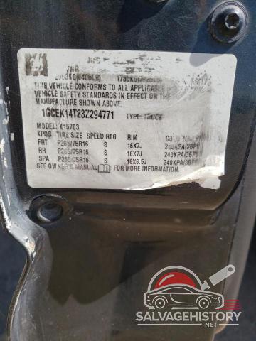 1GCEK14T23Z294771 2003 CHEVROLET ALL Models photo no. 12