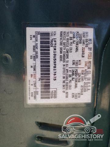 1FTCR10U5SPB17675 1995 FORD RANGER photo no. 12