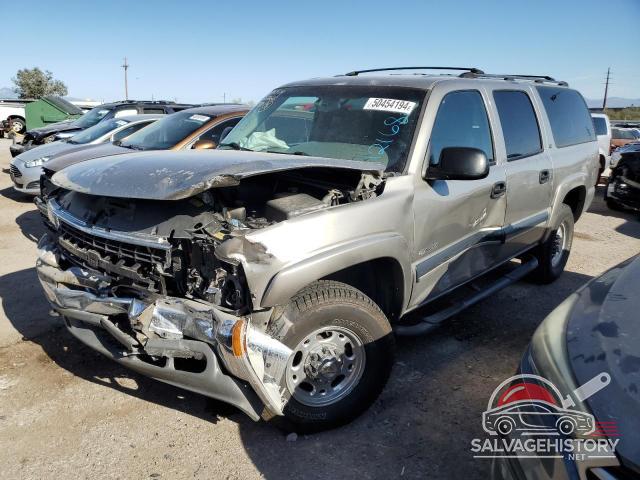 3GNGK26G11G121682 2001 CHEVROLET SUBURBAN photo no. 4