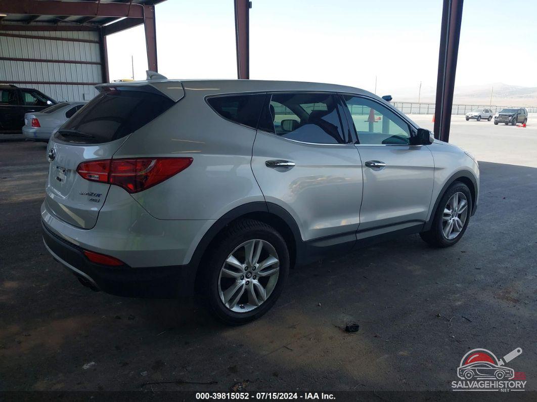 5XYZWDLA8DG004735 2013 HYUNDAI SANTA FE SPORT photo no. 4