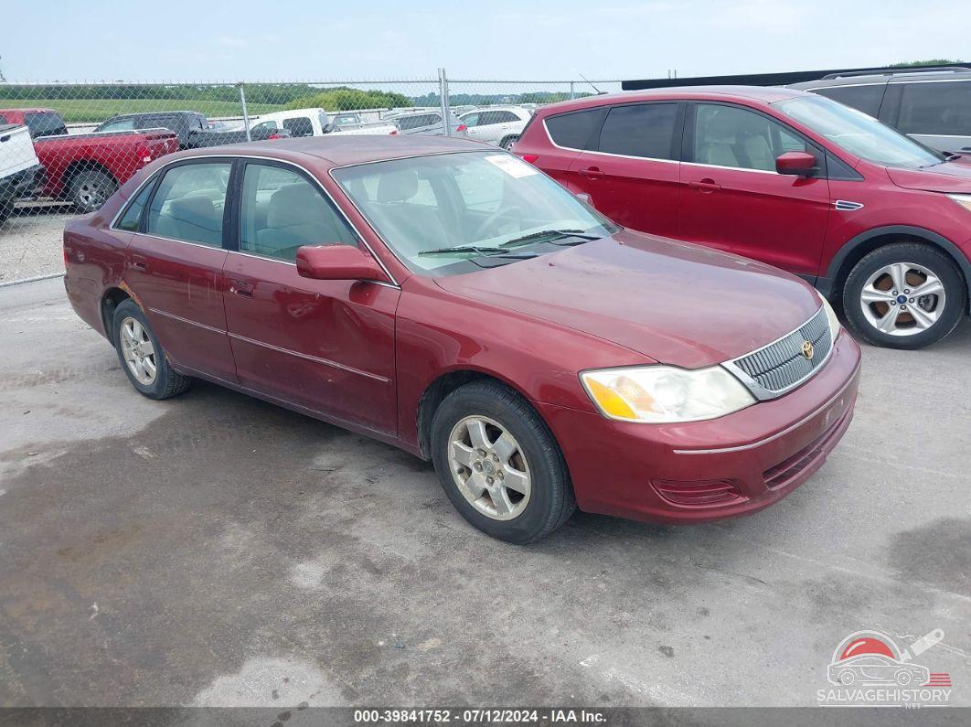 4T1BF28B52U264346 2002 TOYOTA AVALON photo no. 10