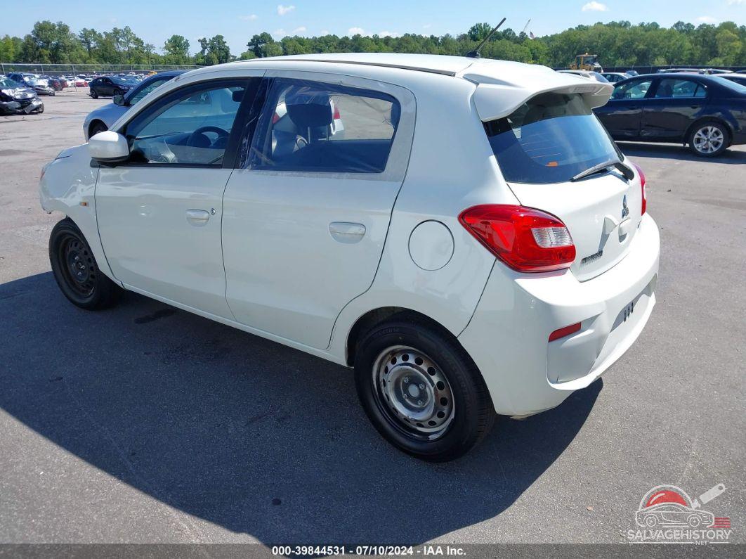 ML32A3HJ1KH004876 2019 MITSUBISHI MIRAGE photo no. 3