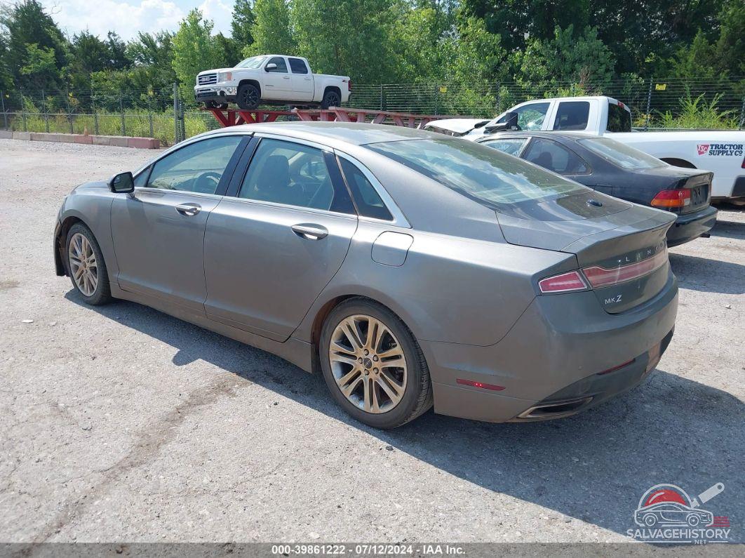 3LN6L2G9XER809445 2014 LINCOLN MKZ photo no. 3