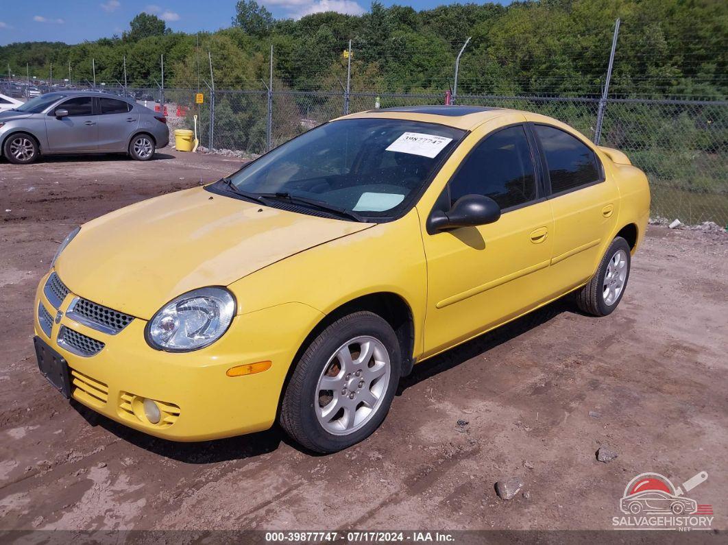 1B3ES56C43D171363 2003 DODGE NEON photo no. 2