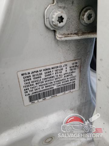 JHMGE88439S042894 2009 HONDA FIT photo no. 12