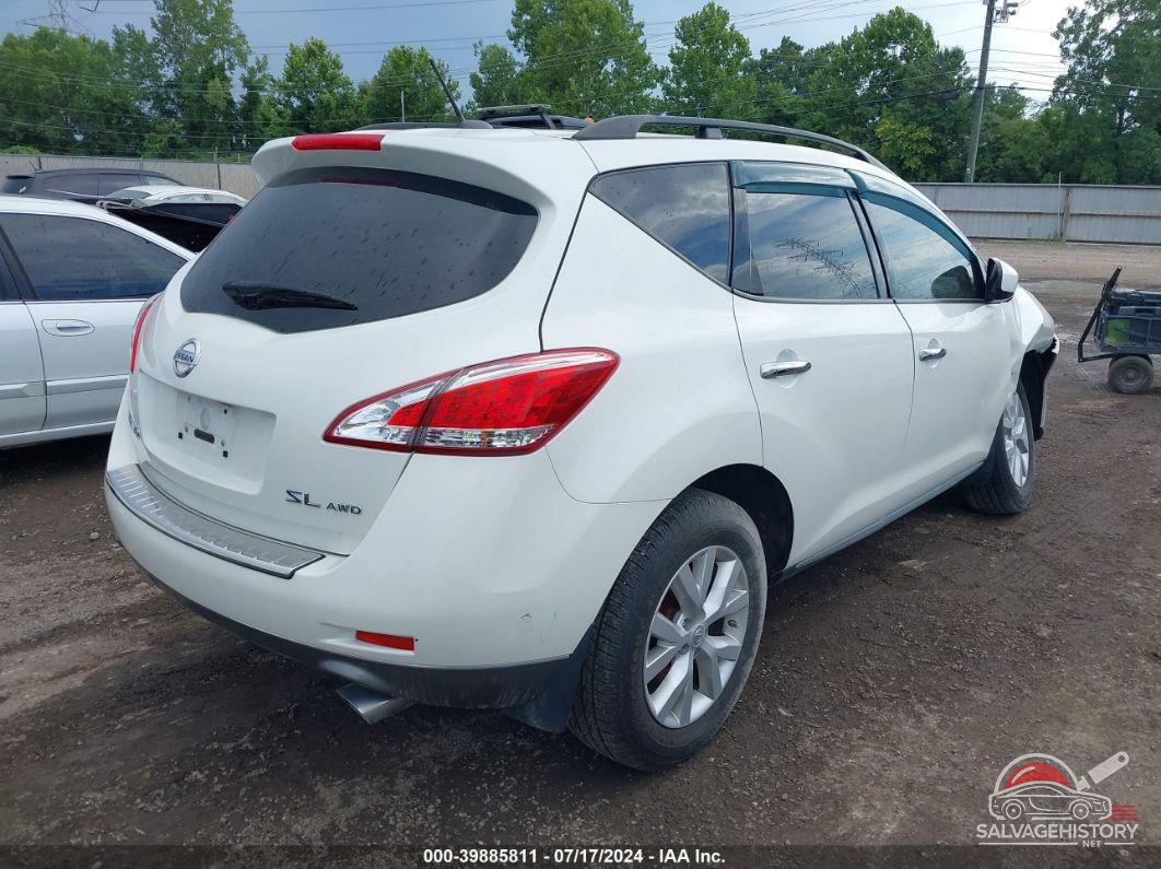 JN8AZ1MWXEW516535 2014 NISSAN MURANO photo no. 4