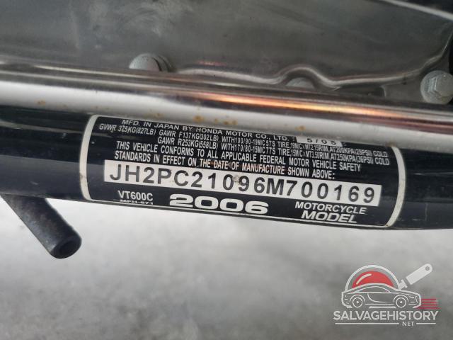 JH2PC21096M700169 2006 HONDA VT CYCLE photo no. 9